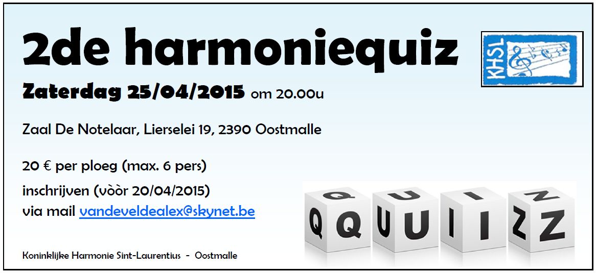quiz flyer